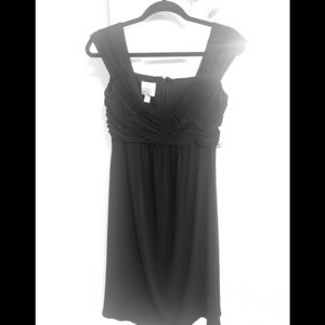 Suzi Chin for Maggy Boutique black cocktail dress.